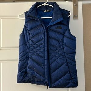 Blue North Face Vest